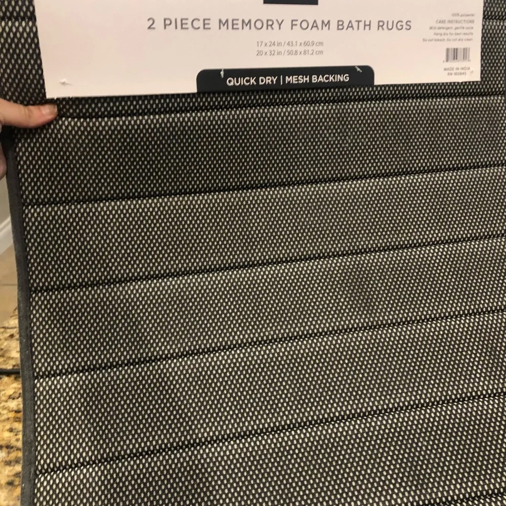 Gray Bath Mats
